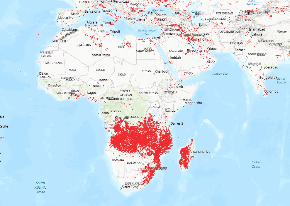 Gli incendi nel mondo