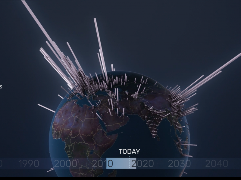 Breve storia animata delle emissioni di CO2